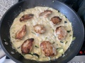 Wachtelbrüstchen auf Zucchini-Sauce